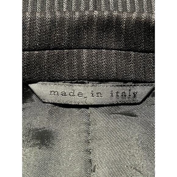 John Varvatos Collection 44R Dark Gray Micro Stripe Blazer Sport Suit Jacket - Picture 15 of 16